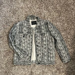 BLANKNYC snakeskin jacket, size M, perfect condition